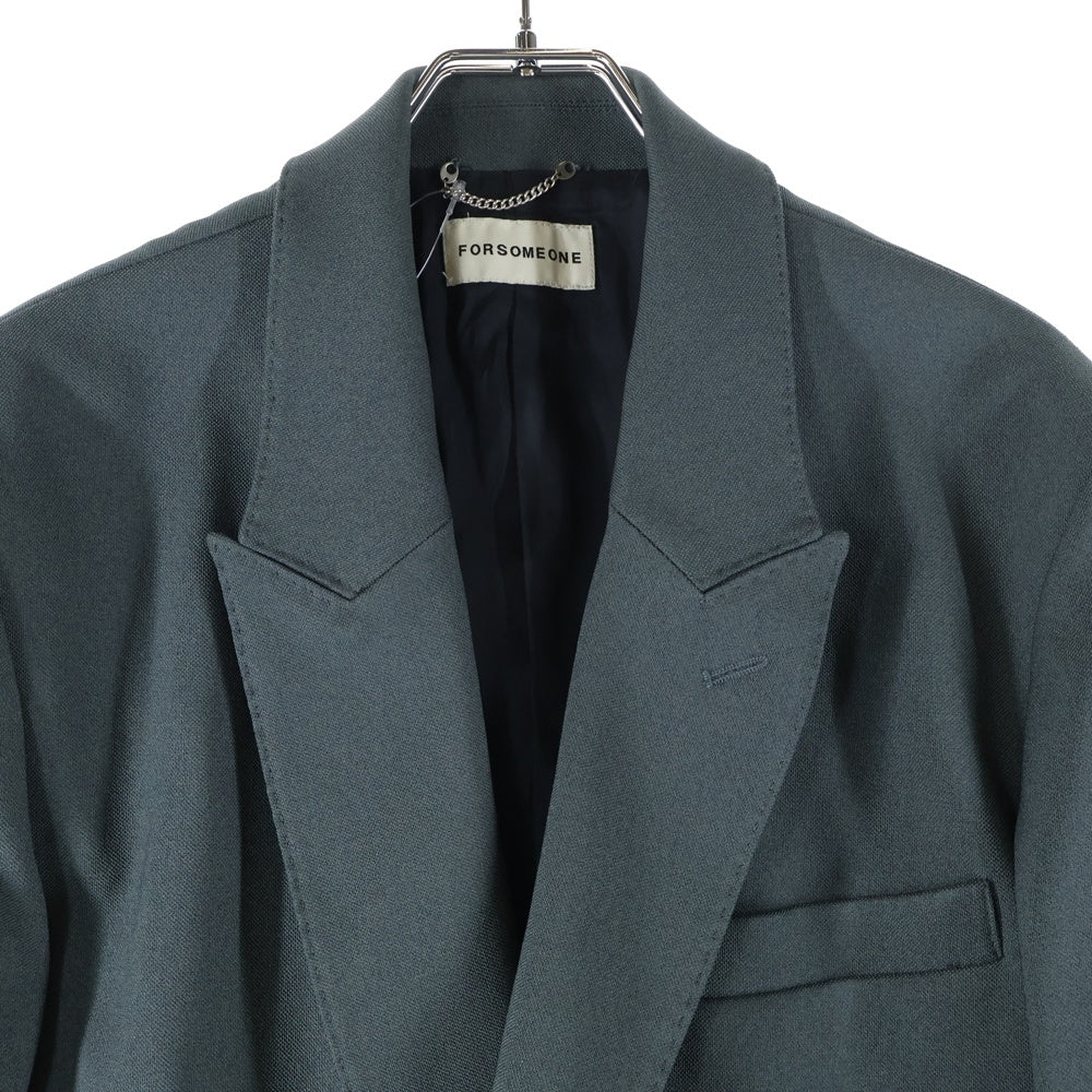 FORSOMEONE(フォーサムワン) Double Jacket ダブルブレスト テーラードジャケット グレー 78000617