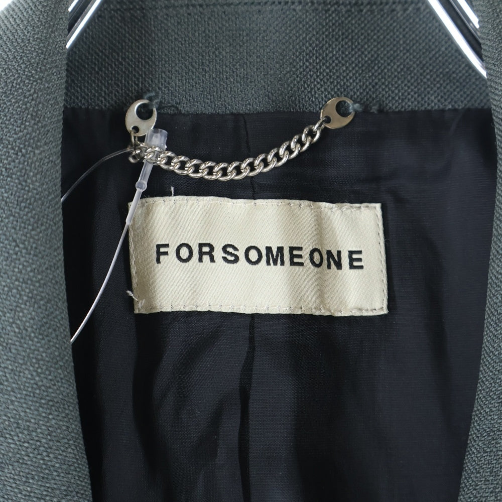 FORSOMEONE(フォーサムワン) Double Jacket ダブルブレスト テーラードジャケット グレー 78000617