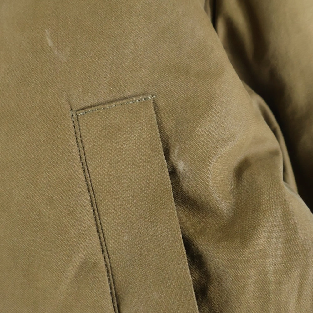 A.P.C(アーペーセー) ボア切替 オイルドコットンジャケット ブラウン 24311-23001