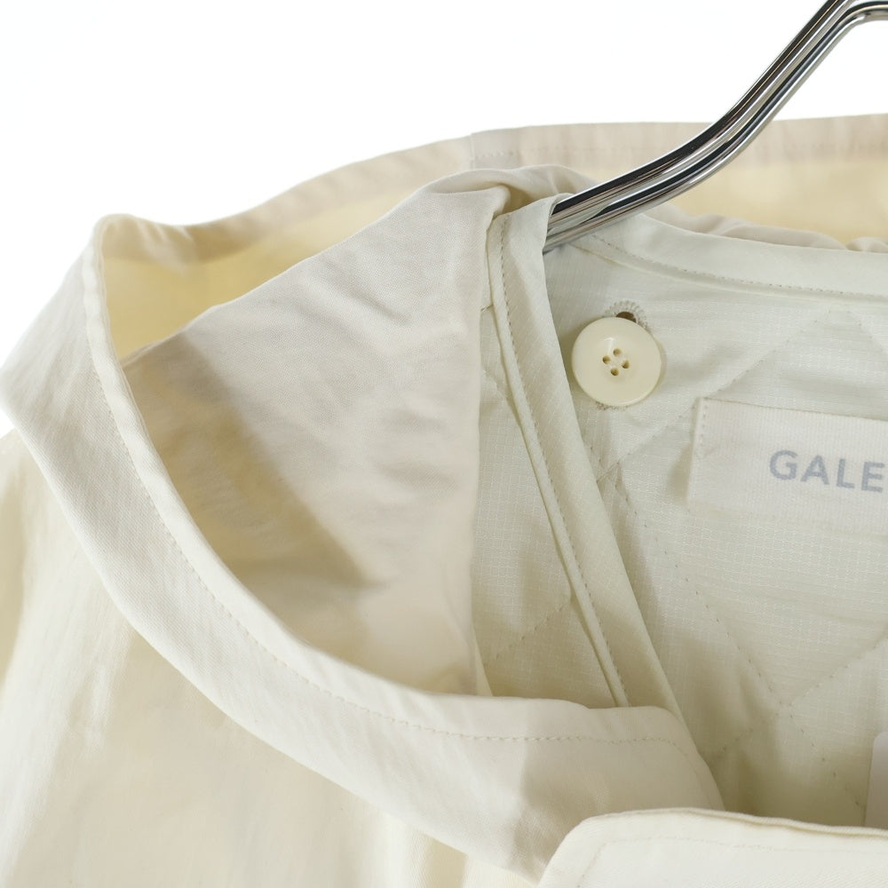 GALERIE VIE(ギャルリー ヴィー) 22AW Mods Coat ブロックピーチクロス モッズコート ホワイト 23-08-24-08202