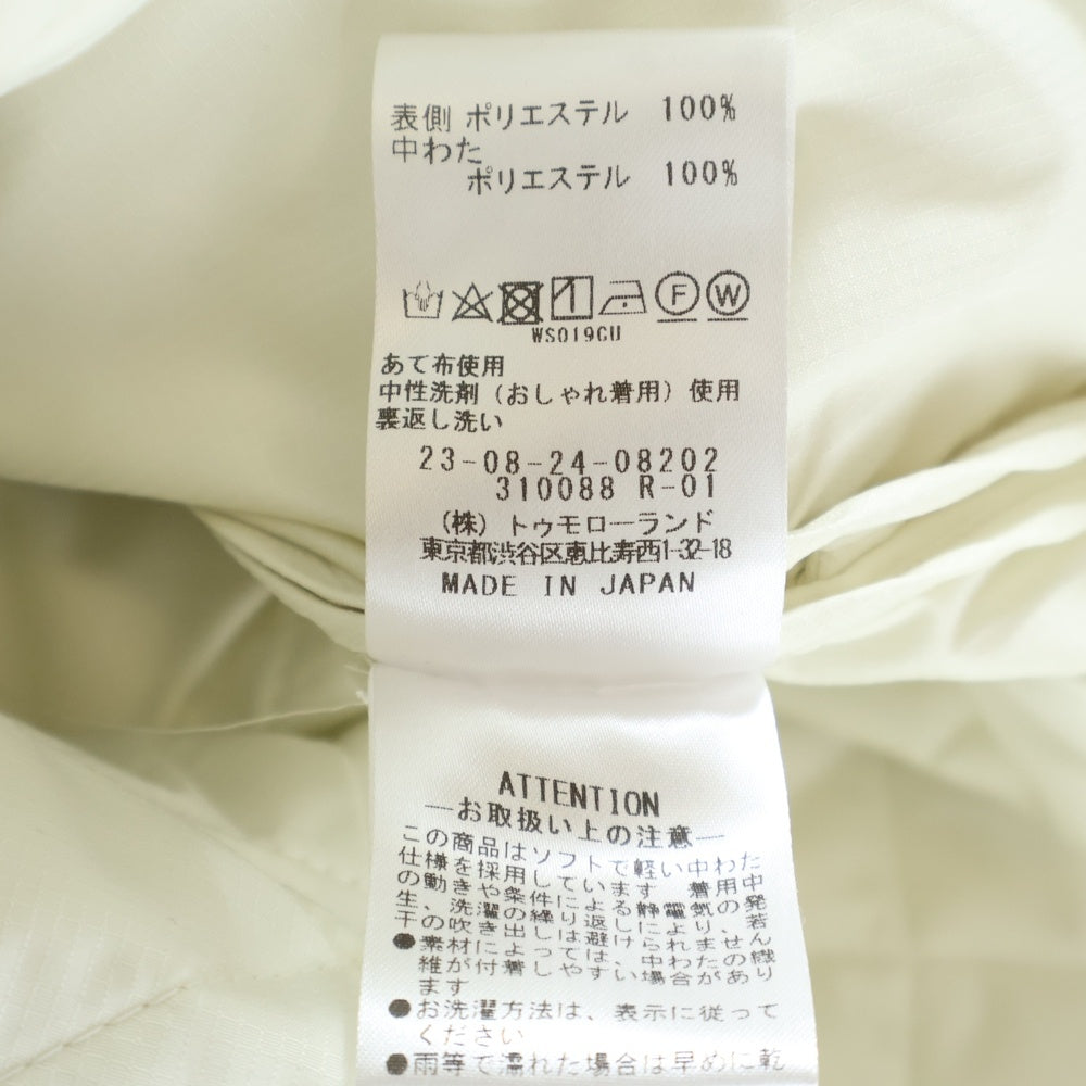 GALERIE VIE(ギャルリー ヴィー) 22AW Mods Coat ブロックピーチクロス モッズコート ホワイト 23-08-24-08202