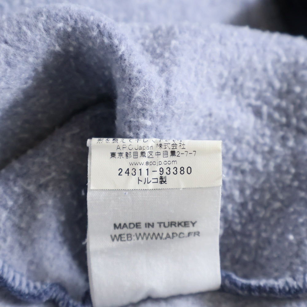 A.P.C(アーペーセー) Tie DieSweatshirt タイダイクルーネックスウェットトレーナー ネイビー