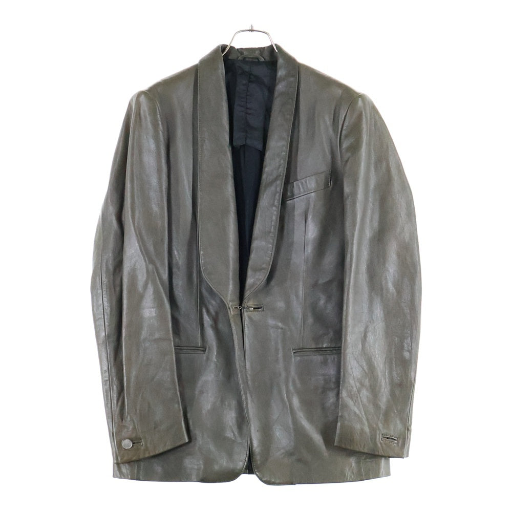 Maison Margiela 14(メゾンマルジェラ) ここのえ期 Leather Jacket 1B レザーテーラードジャケット ブラウン
