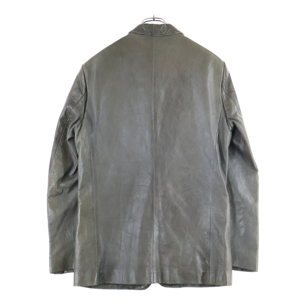 Maison Margiela 14(メゾンマルジェラ) ここのえ期 Leather Jacket 1B レザーテーラードジャケット ブラウン