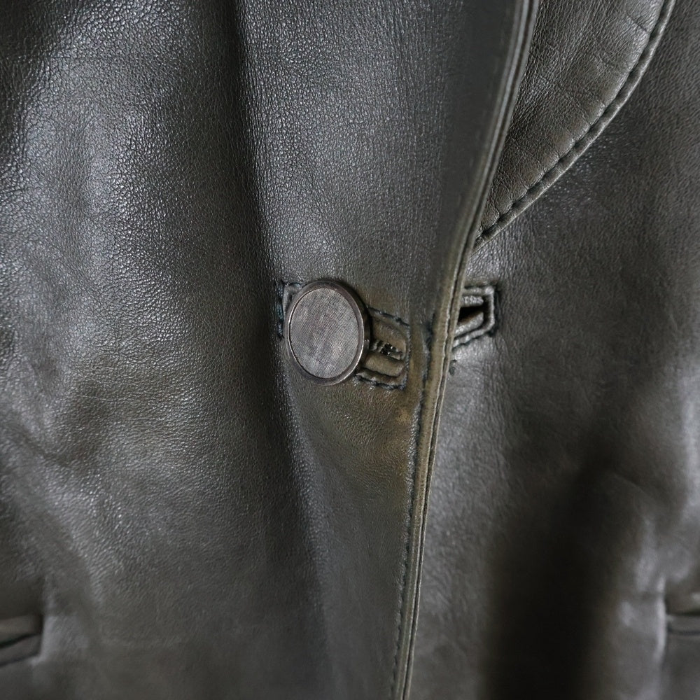 Maison Margiela 14(メゾンマルジェラ) ここのえ期 Leather Jacket 1B レザーテーラードジャケット ブラウン