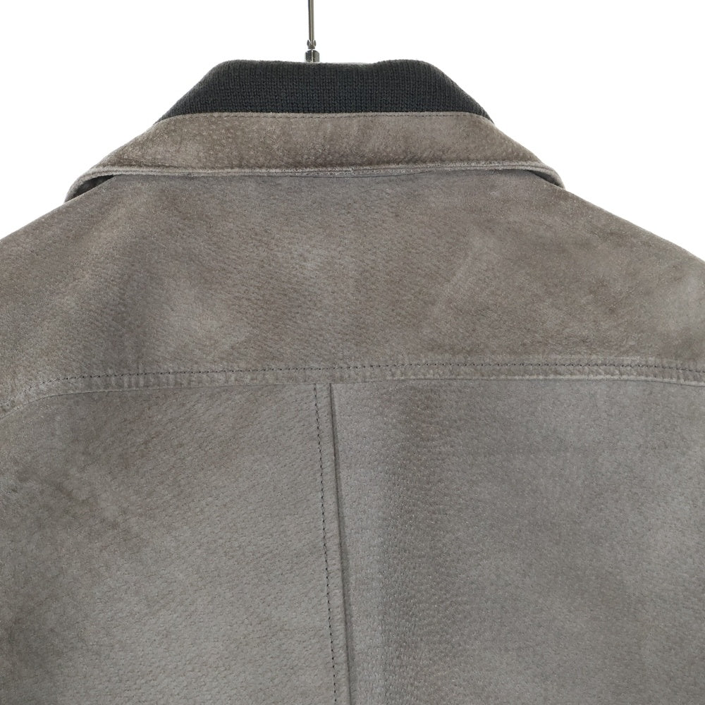 Maison Margiela 10(メゾン マルジェラ) 本人期 Leather Jacket リブレザージャケット ブラウン