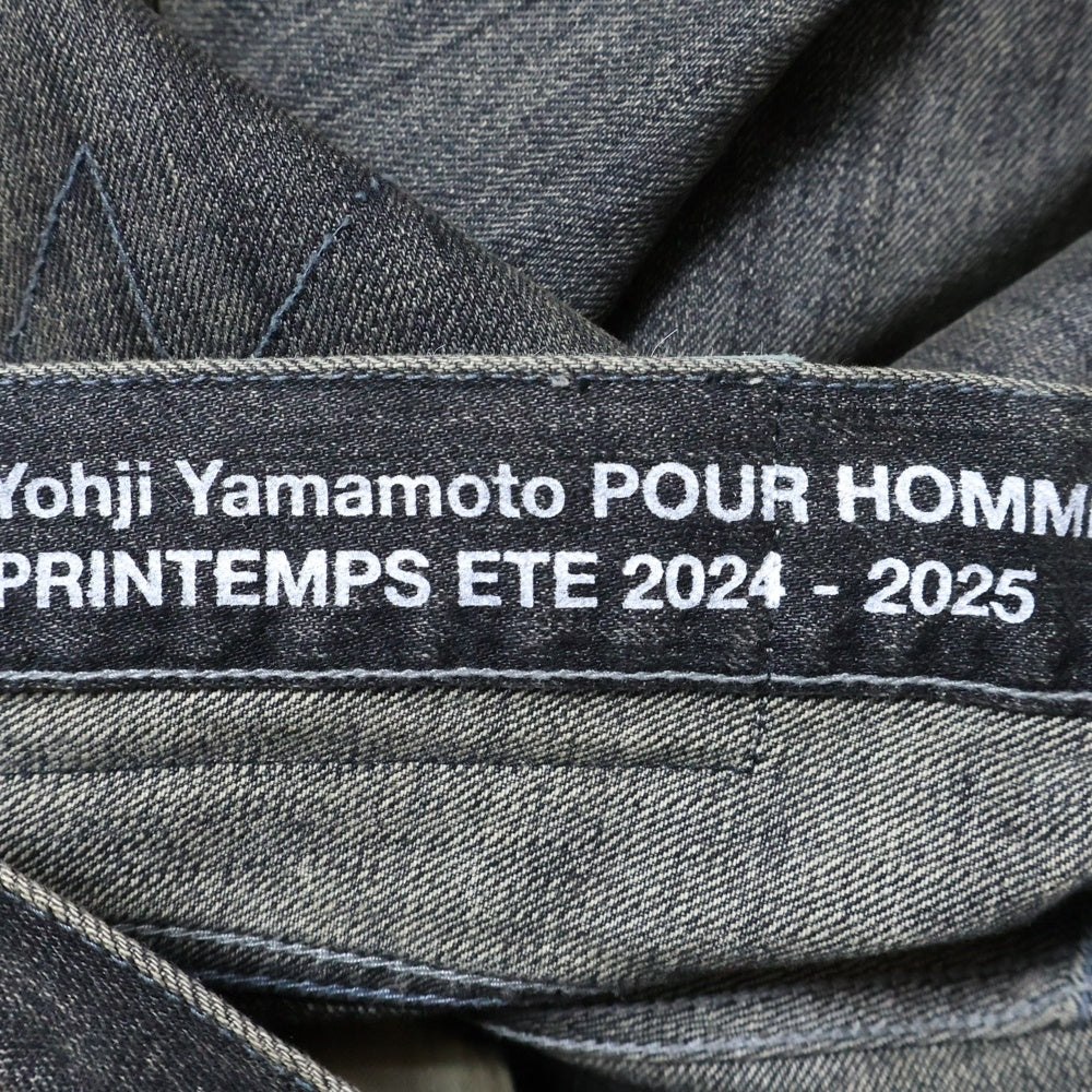 Yohji Yamamoto POUR HOMME(ヨウジヤマモト プールオム) 24AW ×NEIGHBORHOOD SAVAGE DENIM DP BASIC PANTS ネイバーフッド デニムパンツ インディゴ HP-P93-055/242XBYYN-PTM01S