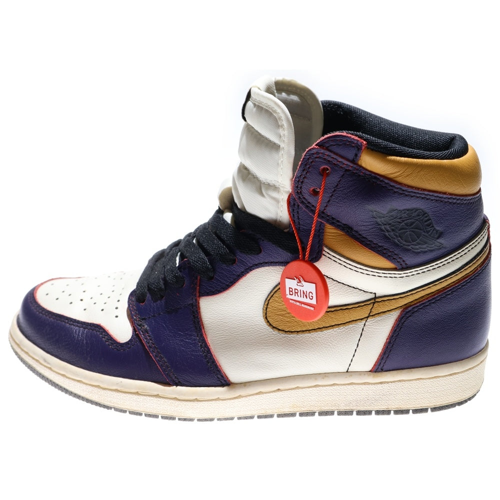 NIKE(ナイキ) AIR JORDAN 1 RETRO HIGH OG エアジョーダン1 ディフィアント レイカーズ シカゴ ハイカットスニーカー マルチ US8.5/26.5cm CD6578-507