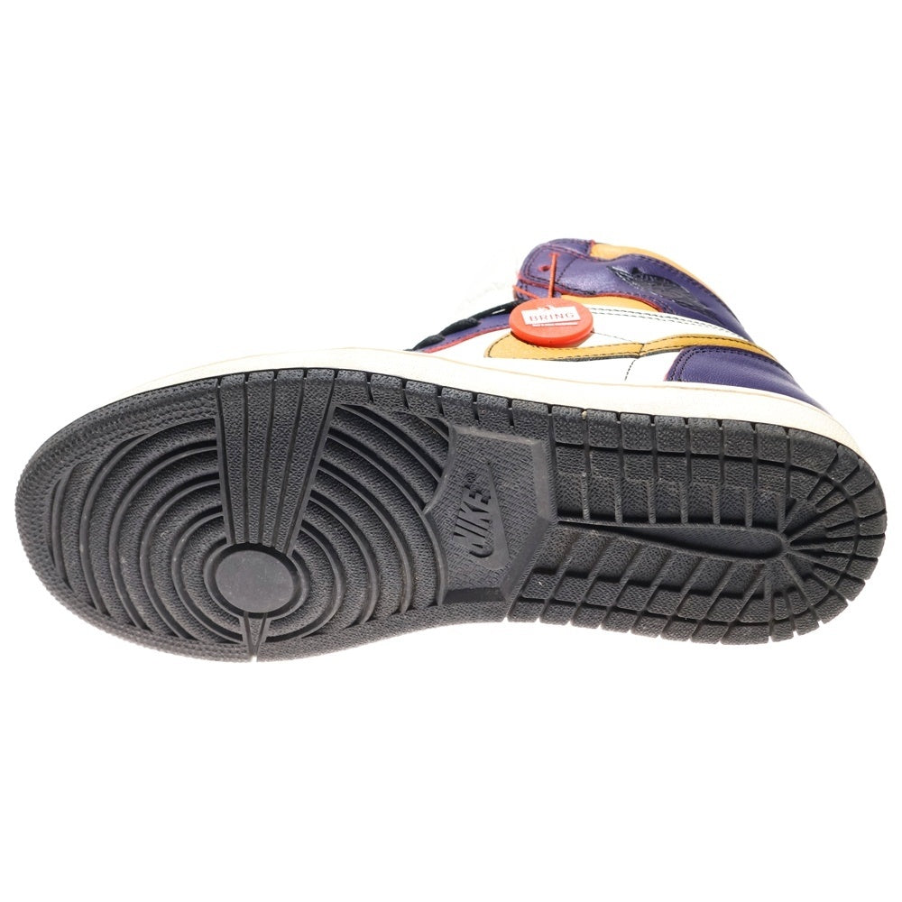 NIKE(ナイキ) AIR JORDAN 1 RETRO HIGH OG エアジョーダン1 ディフィアント レイカーズ シカゴ ハイカットスニーカー マルチ US8.5/26.5cm CD6578-507