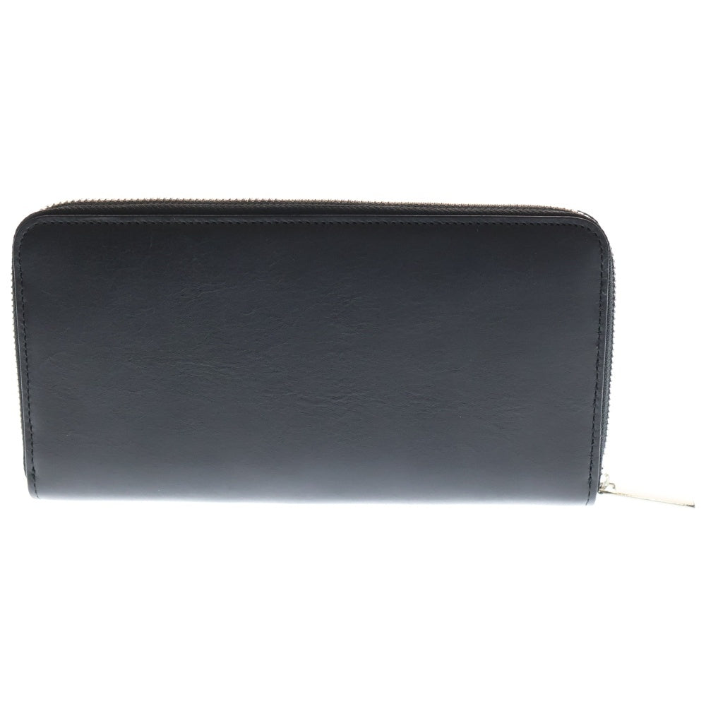 PUERTA DEL SOL(プエルタ デル ソル) ロゴデザイン レザーウォレット 長財布 ブラック