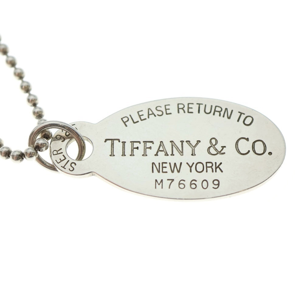 TIFFANY & Co.(ティファニー) RETURN TO TIFFANY NECKLACE リターントゥティファニー オーバルタグ ネックレス シルバー