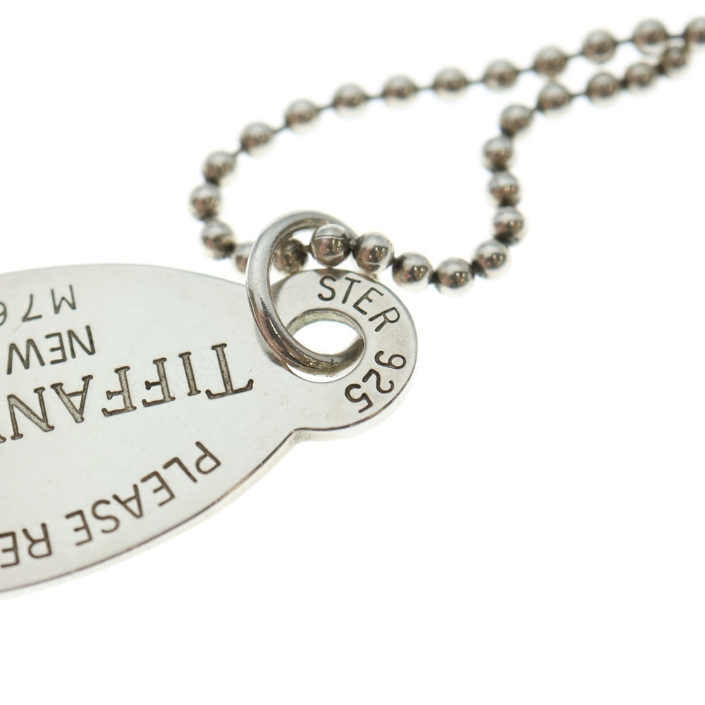 TIFFANY & Co.(ティファニー) RETURN TO TIFFANY NECKLACE リターントゥティファニー オーバルタグ ネックレス シルバー