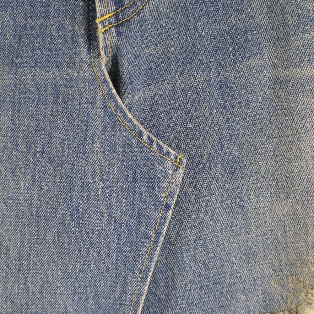 KAMIYA(カミヤ) Denim Wrap Skirt ダメージ加工 デニムスカート インディゴ G14PT040