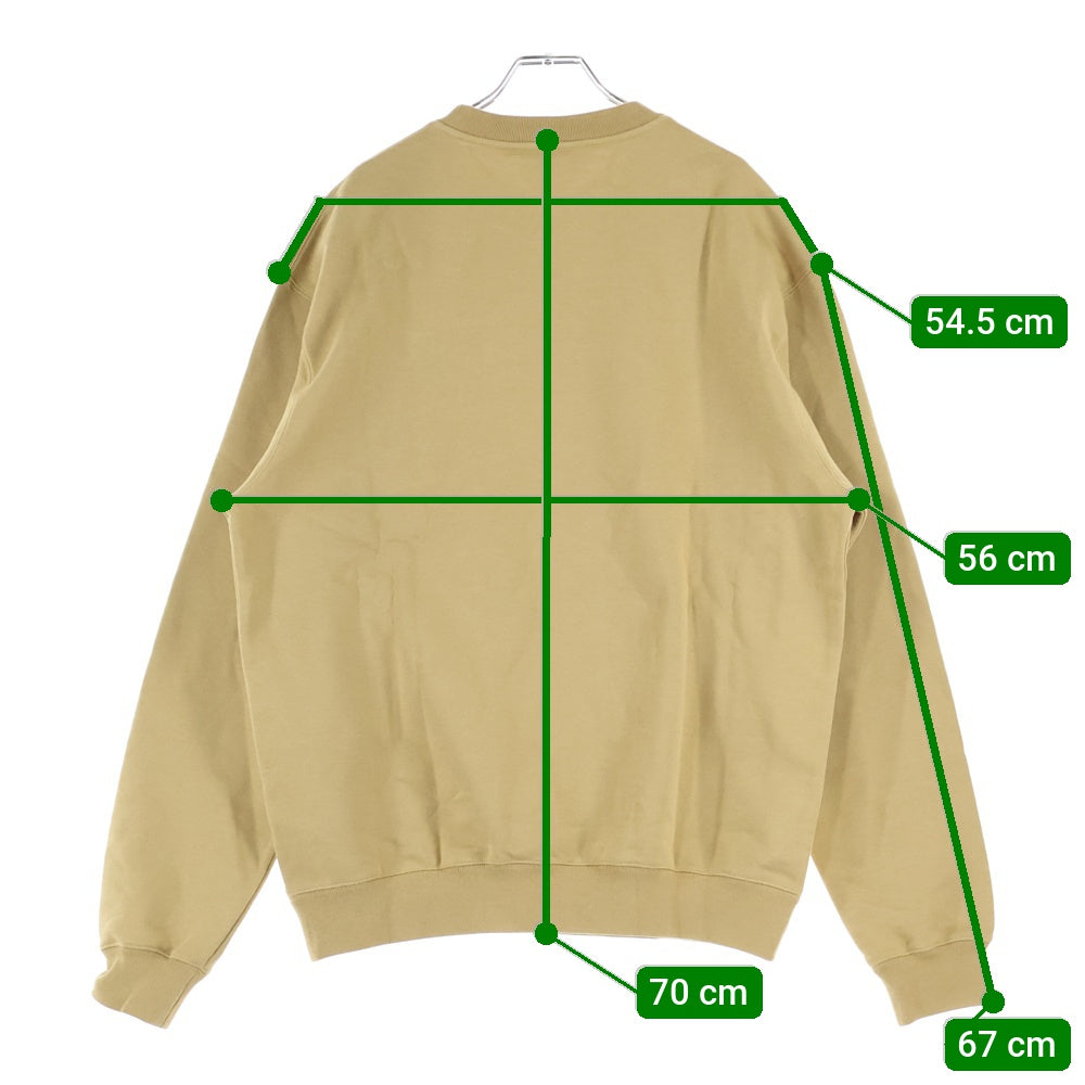 GUCCI(グッチ) Sweatshirt ロゴプリント クルーネックスウェットトレーナー ベージュ