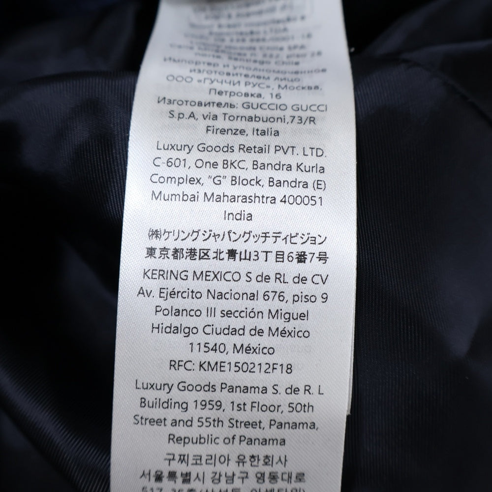 GUCCI(グッチ) Denim Dress 刺繍デニムドレス ワンピース インディゴ レディース 828556 XDDBR