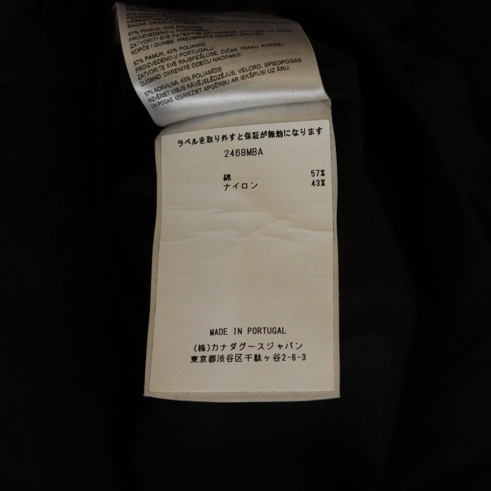 CANADA GOOSE(カナダグース) Haynes Half Zip Pullover ヘインズ ハーフジッププルオーバー ジャケット ブラック 2468MBA