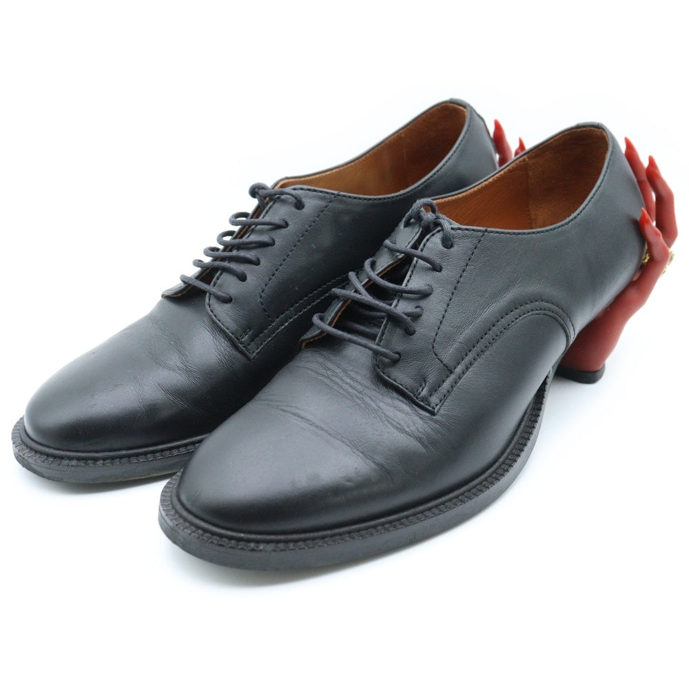 ha | za | ma(ハザマ) 惹きずり込まれる運命のドレスシューズ ローカットシューズ レディース ブラック/レッド