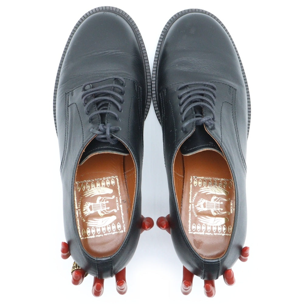 ha | za | ma(ハザマ) 惹きずり込まれる運命のドレスシューズ ローカットシューズ レディース ブラック/レッド