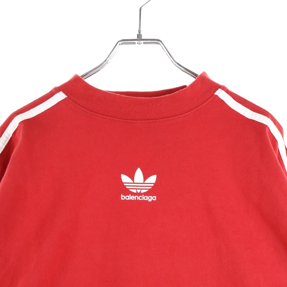BALENCIAGA(バレンシアガ) ×adidas T-Shirt アディダス 半袖Tシャツ レッド 739101 TNVA6