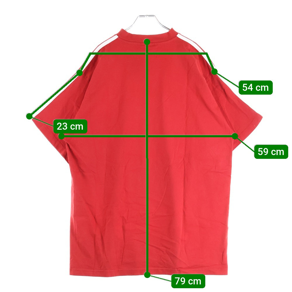 BALENCIAGA(バレンシアガ) ×adidas T-Shirt アディダス 半袖Tシャツ レッド 739101 TNVA6