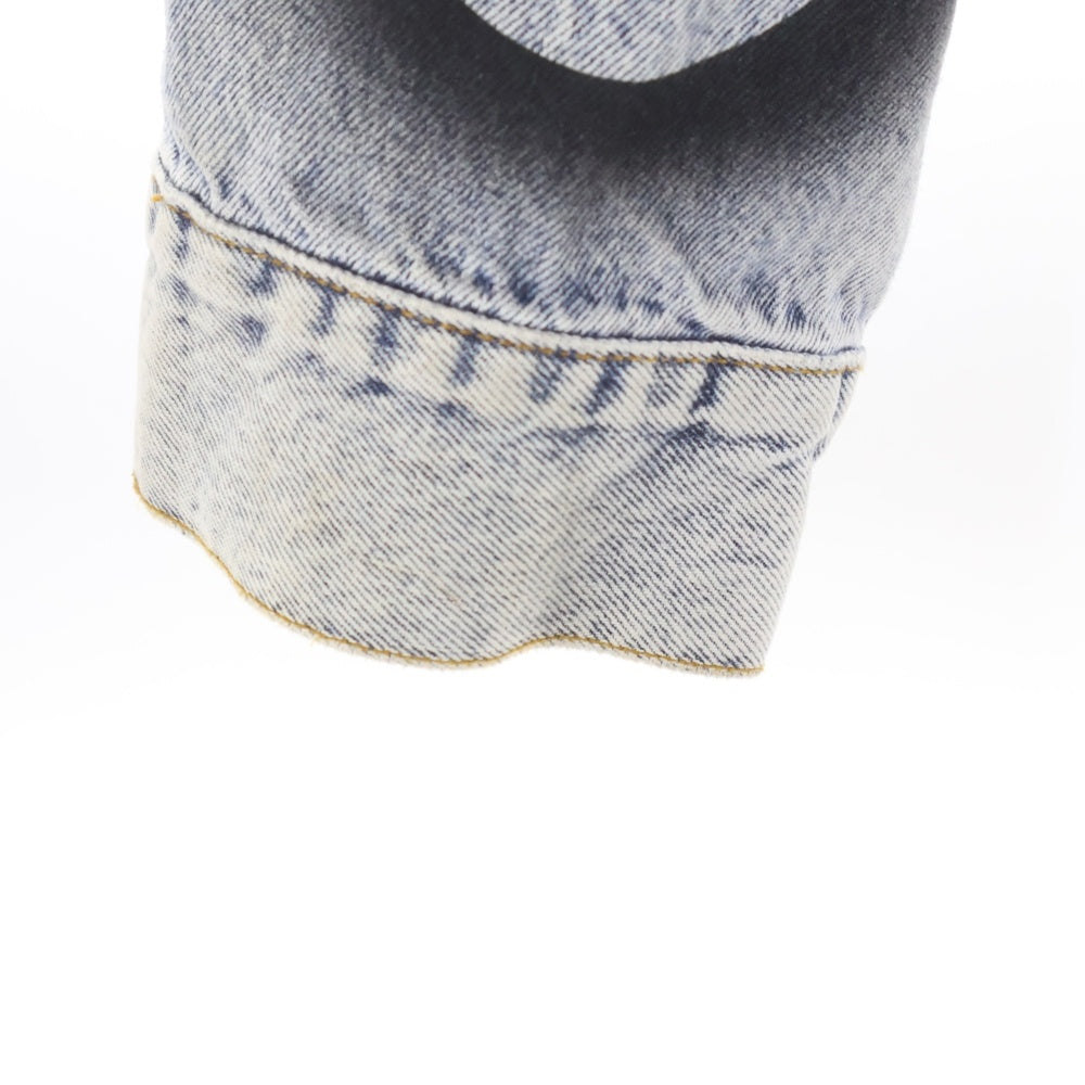 STUSSY(ステューシー) ×Dries Van Noten Hand Stencilled Denim Jacket ドリスヴァンノッテン ステンシル 総柄デニムジャケット インディゴ