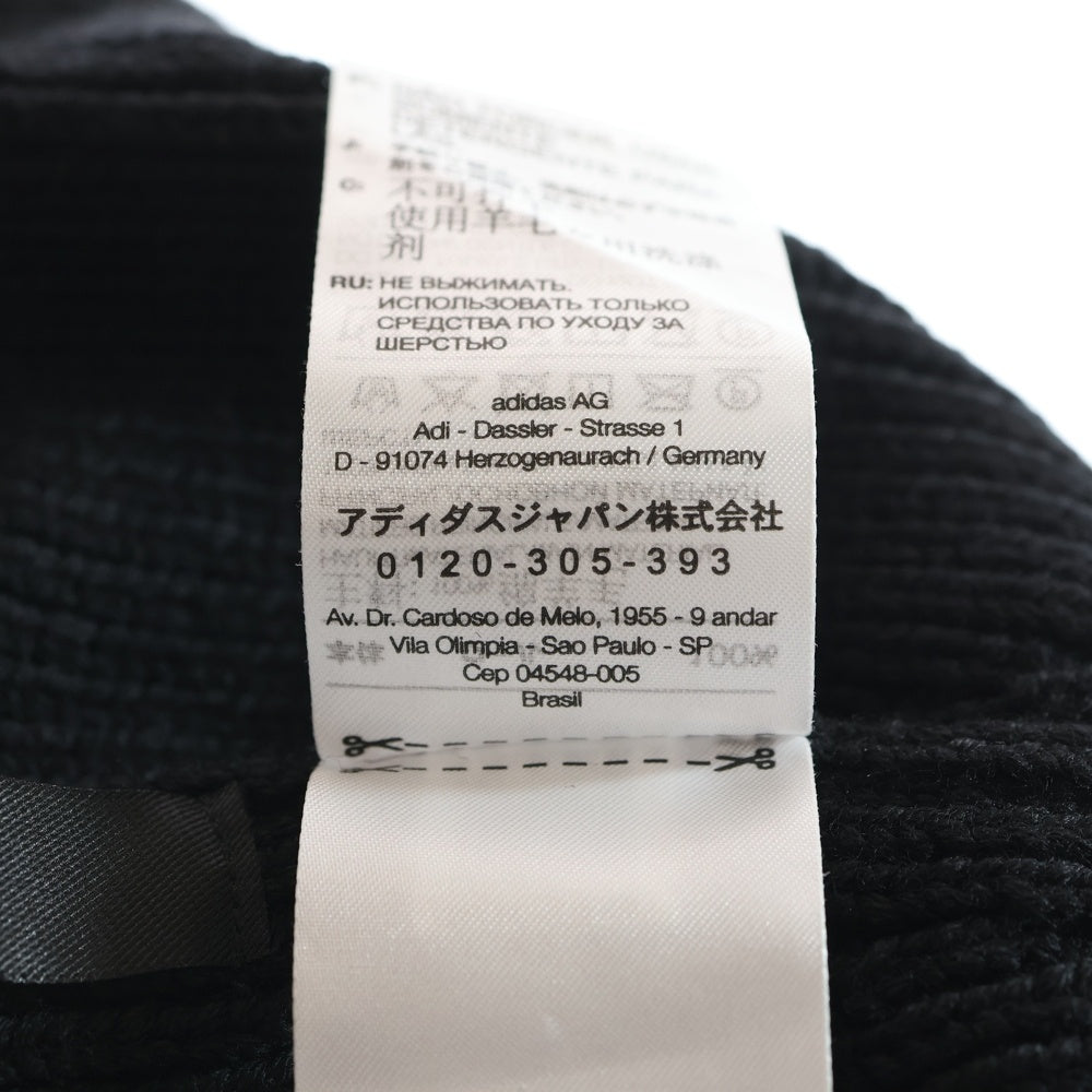 Y-3(ワイスリー) LOGO BEANIE ロゴ刺繍 ビーニー ニット帽 ブラック IP1857