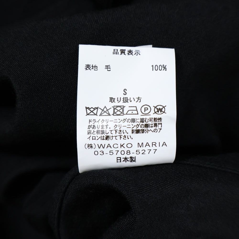 WACKO MARIA(ワコマリア) ×WOLF'S HEAD WESTERN SHIRT L/S ウルフズヘッド ウエスタン 長袖シャツ ブラック