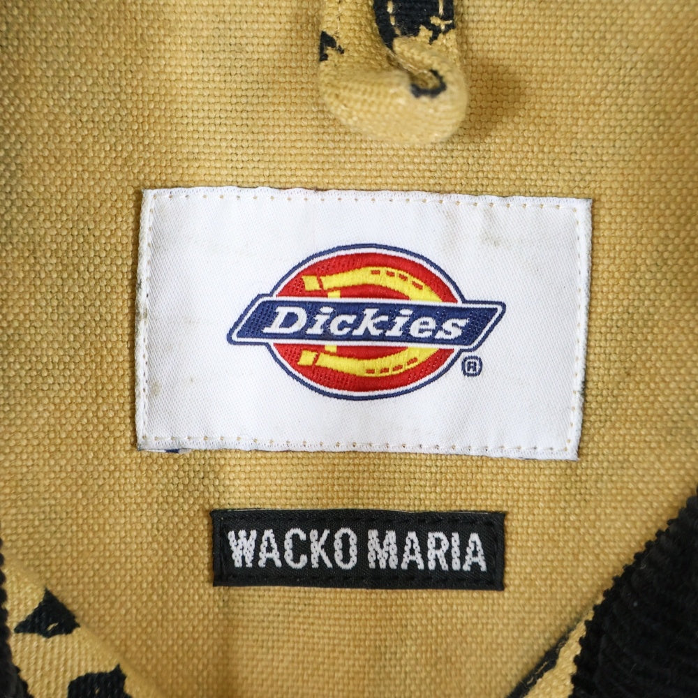 WACKO MARIA(ワコマリア) ×Dickies LEOPARD WORK JACKET ディッキーズ レオパード ワーク ジャケット ブラック/イエロー