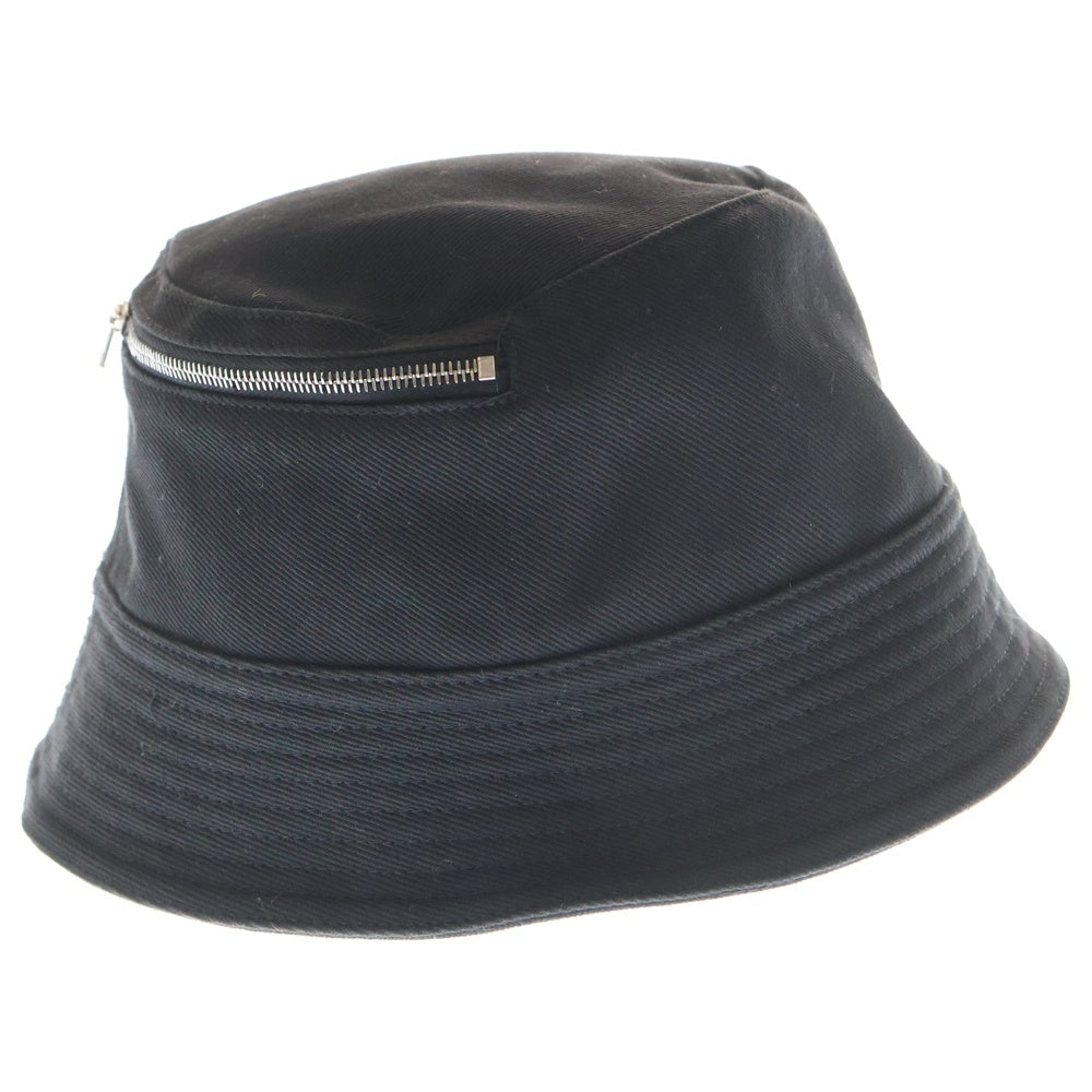 DRKSHDW(ダークシャドウ) POCKET GILLIGAN HAT ジップギンガリンハット バケットハット ブラック DA01B7475-MU