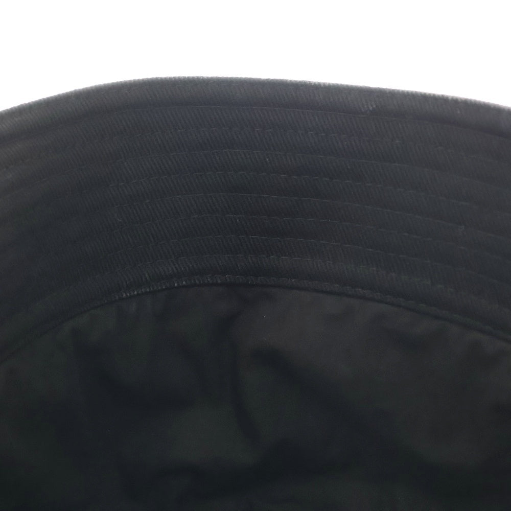 DRKSHDW(ダークシャドウ) POCKET GILLIGAN HAT ジップギンガリンハット バケットハット ブラック DA01B7475-MU