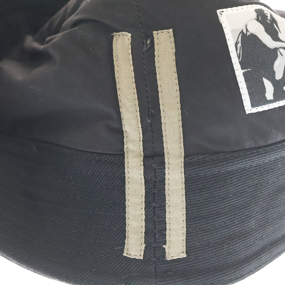 DRKSHDW(ダークシャドウ) POCKET GILLIGAN HAT ジップギンガリンハット バケットハット ブラック DA01B7475-MU