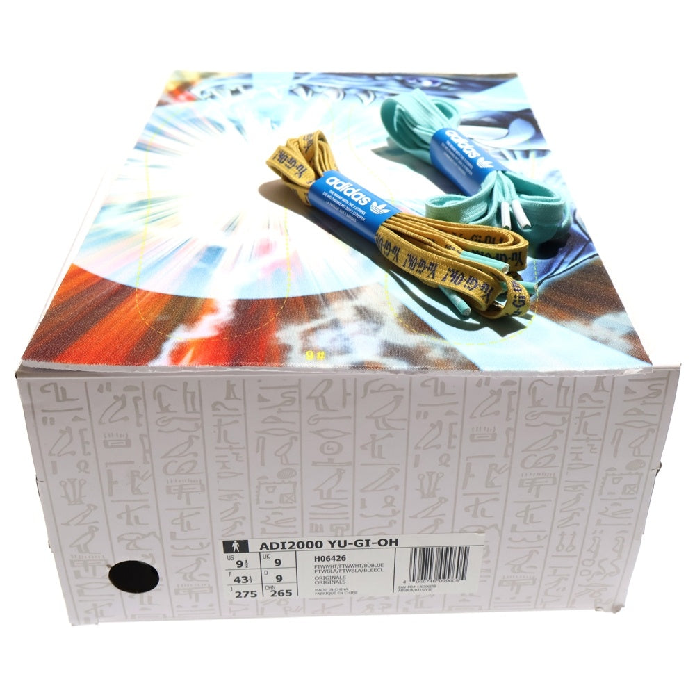 adidas(アディダス) ×遊☆戯☆王 ADI2000 YU-GI-OH ブルーアイズ ホワイトドラゴン ローカットスニーカー ホワイト US9.5/27.5cm H06426