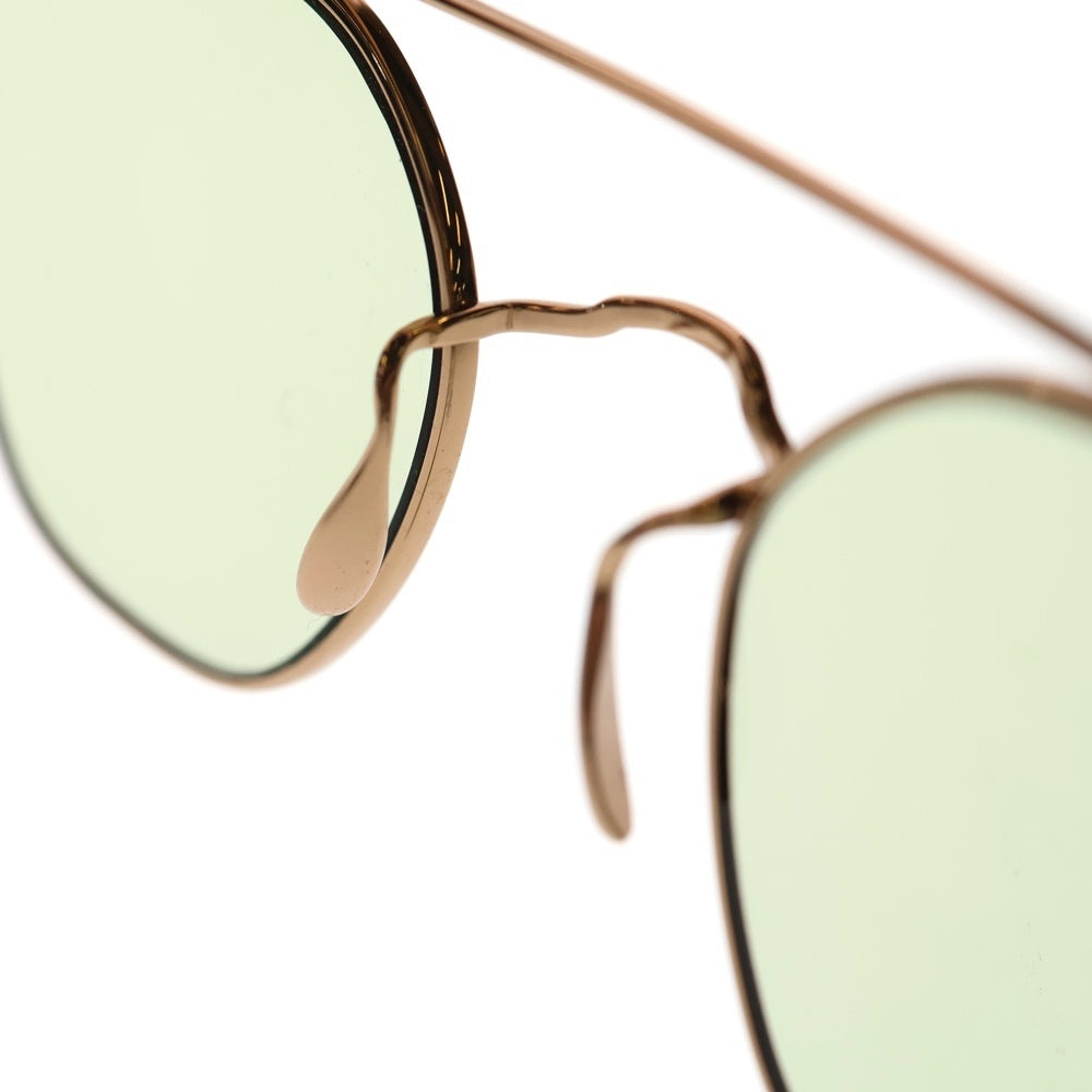 ayame(アヤメ) HEX AV2 ダブルブリッジ メタルフレームサングラス 眼鏡 アイウェア ゴールド