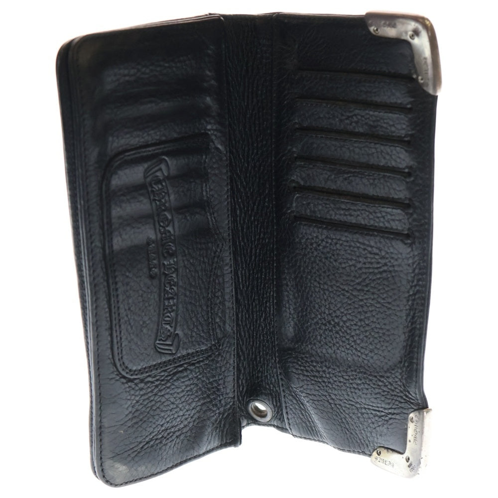 CHROME HEARTS(クロムハーツ) LNG SNGL FLD TIPS シングルフォールド レザーウォレット 財布 ブラック BCA380