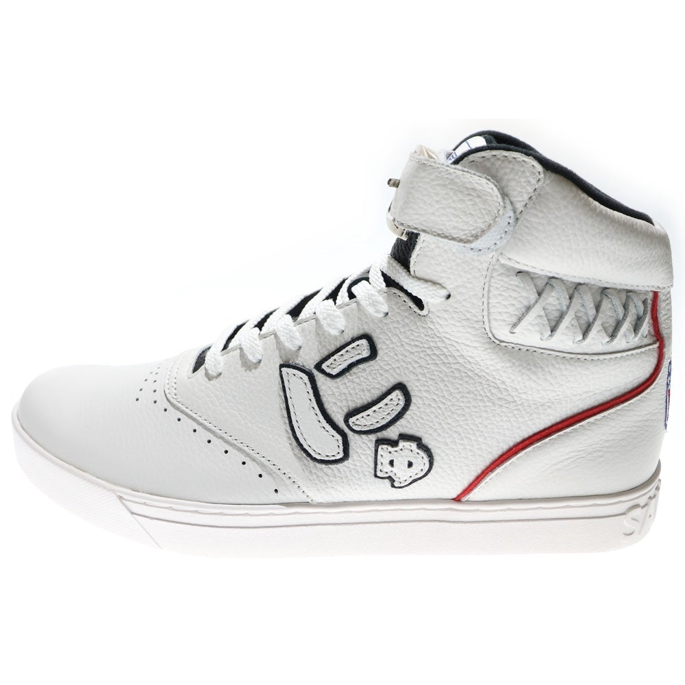 Sangacio(サンガッチョ) ×NFL CONCRDE にゅ~ず ハイカットスニーカー ホワイト