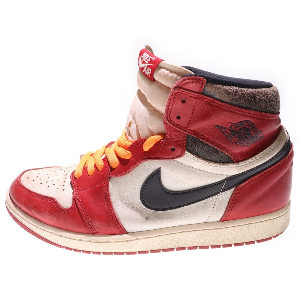 NIKE(ナイキ) AIR JORDAN1 RETRO HIGH OG LOST&FOUND エアジョーダン1 ロストファウンド シカゴ ハイカットスニーカー ホワイト/レッド US12/30cm DZ5485-612