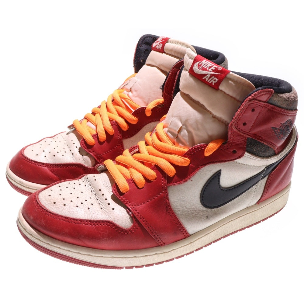 NIKE(ナイキ) AIR JORDAN1 RETRO HIGH OG LOST&FOUND エアジョーダン1 ロストファウンド シカゴ ハイカットスニーカー ホワイト/レッド US12/30cm DZ5485-612