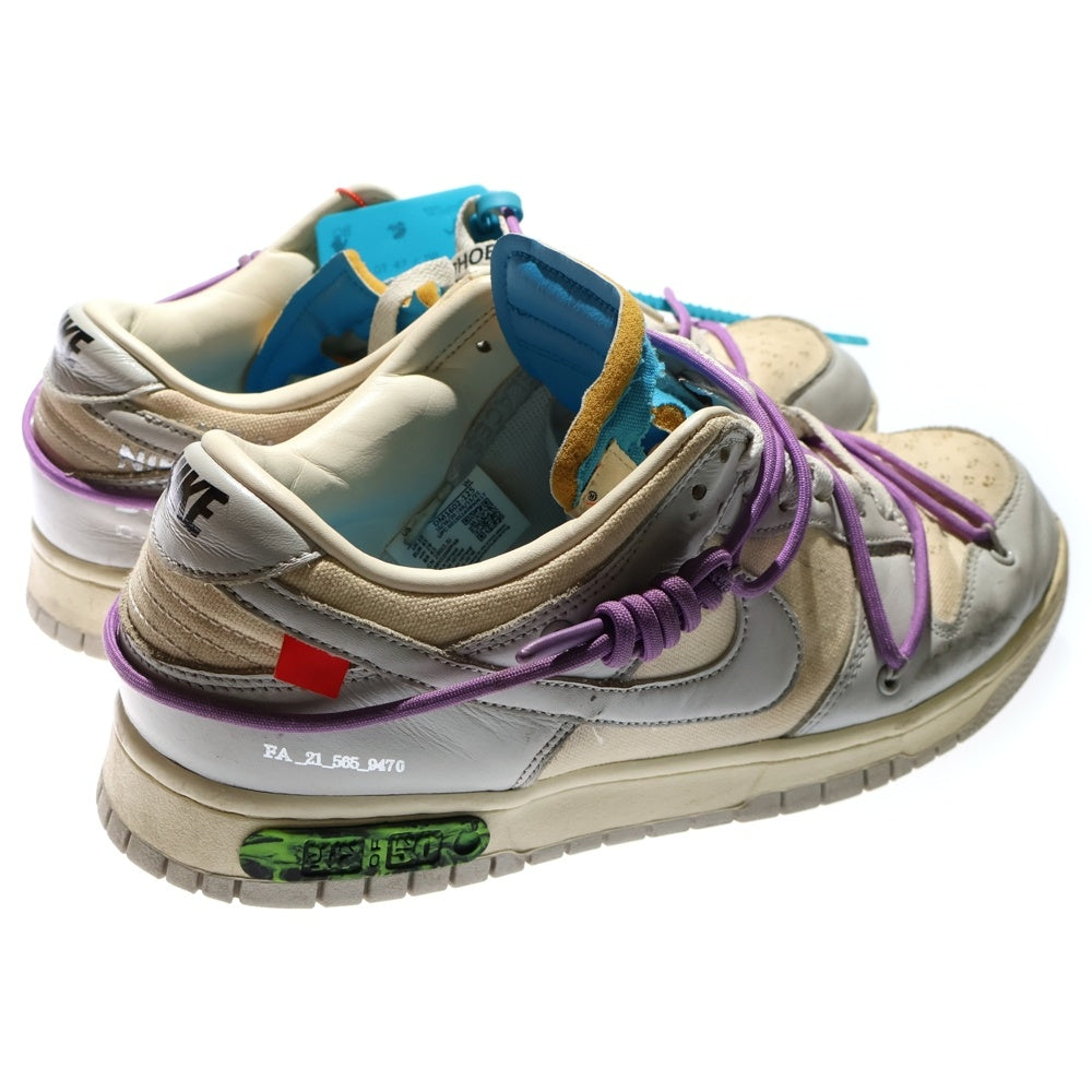 NIKE(ナイキ) ×Off White DUNK LOW オフホワイト ダンク ローカットスニーカー ホワイト US11/29cm DM1602-125