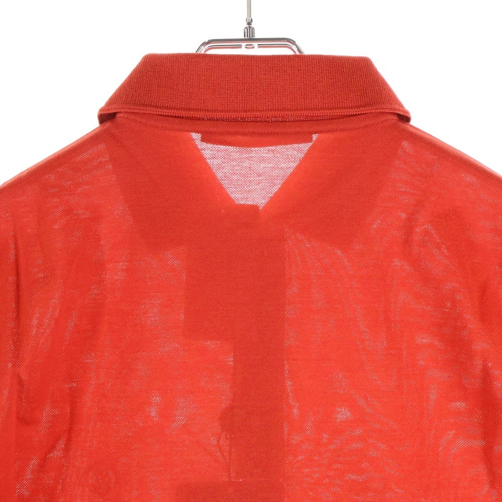 LOUIS VUITTON(ルイヴィトン) 23SS フロントロゴ刺繍 半袖ポロシャツ レッド RM232Q JEA HAJR32