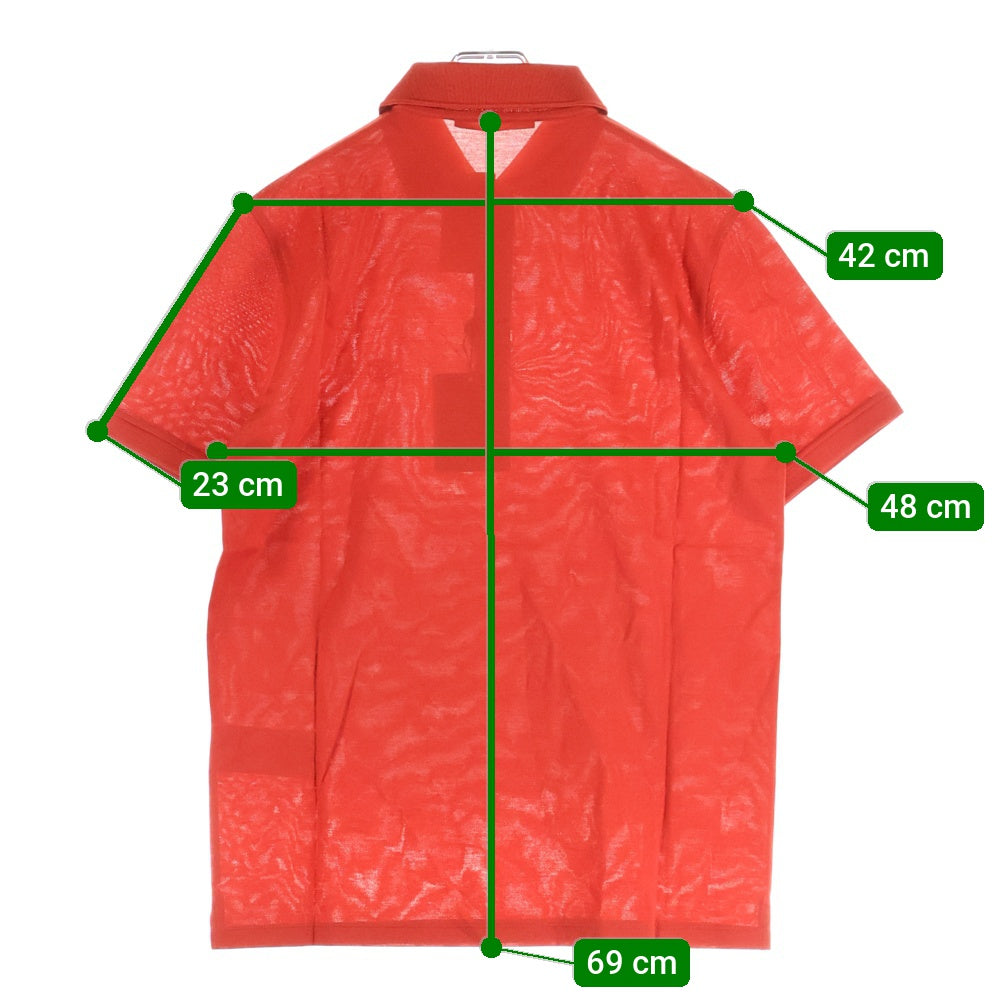 LOUIS VUITTON(ルイヴィトン) 23SS フロントロゴ刺繍 半袖ポロシャツ レッド RM232Q JEA HAJR32