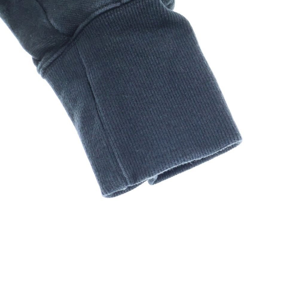 we11done(ウェルダン) 総柄 ラバーロゴ クルーネックスウェットトレーナー ブラック WD-TS3-21-580-U-SK