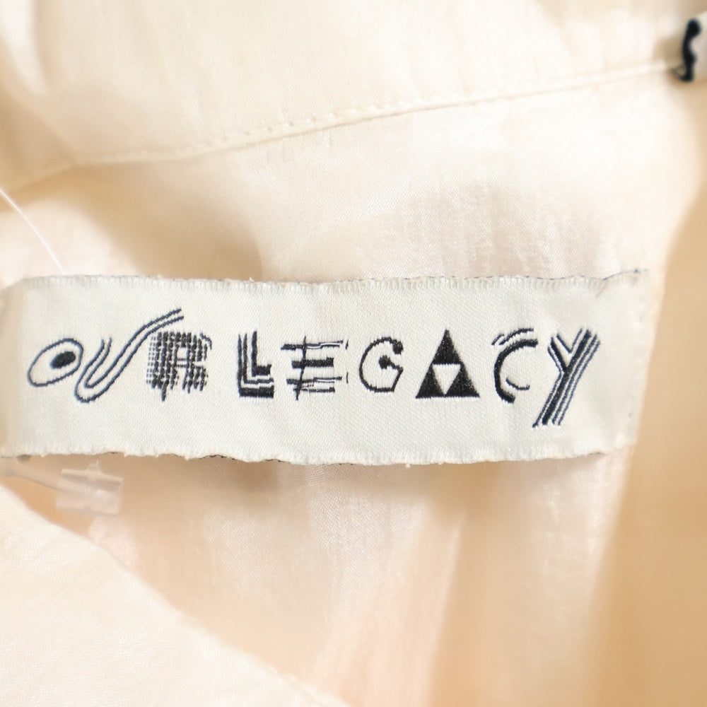 OUR LEGACY(アワーレガシー) Darling Silk Shirt シルク長袖シャツ ピンク W2232DO