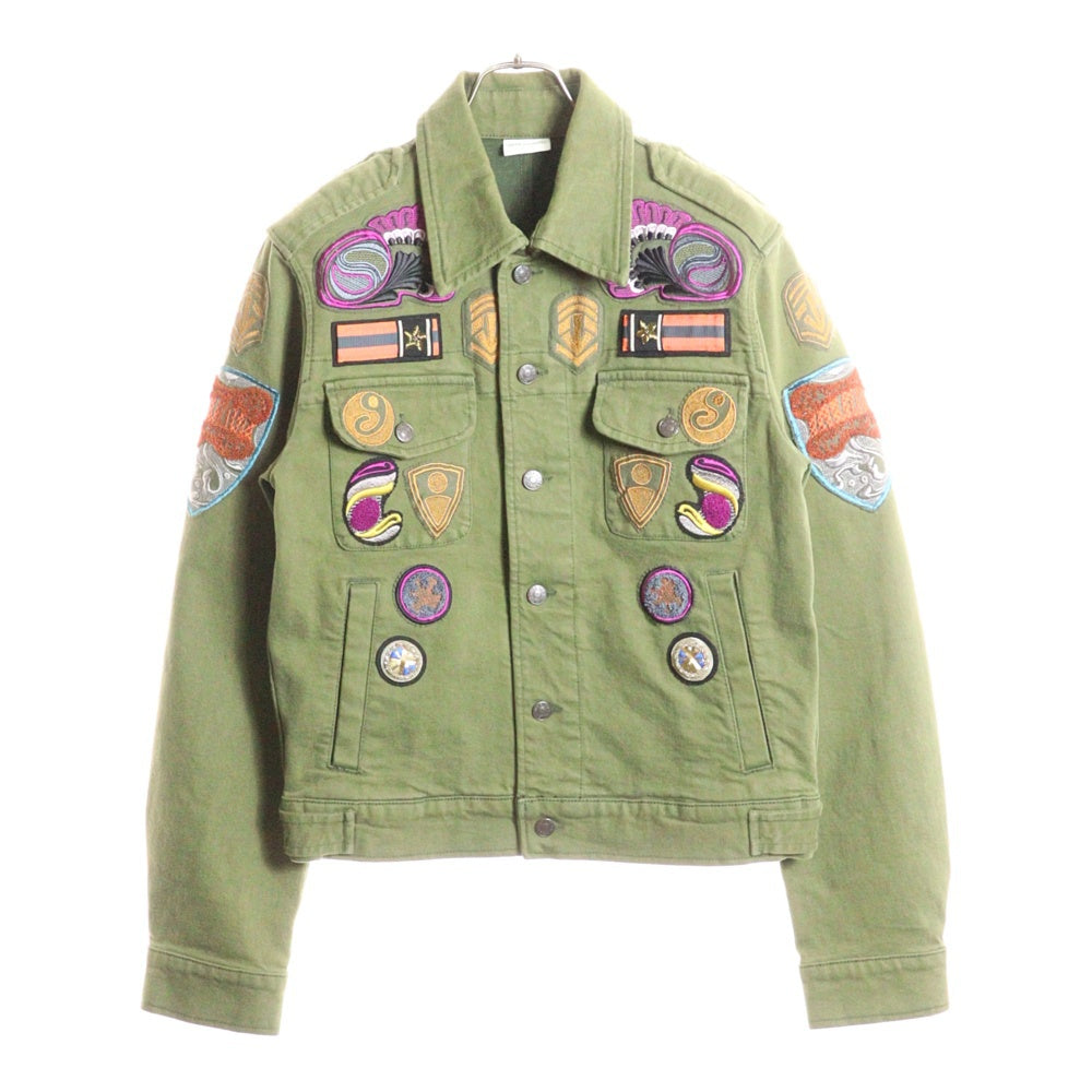 DRIES VAN NOTEN(ドリスヴァンノッテン) Military Jacket ワッペン付き ミリタリージャケット カーキ