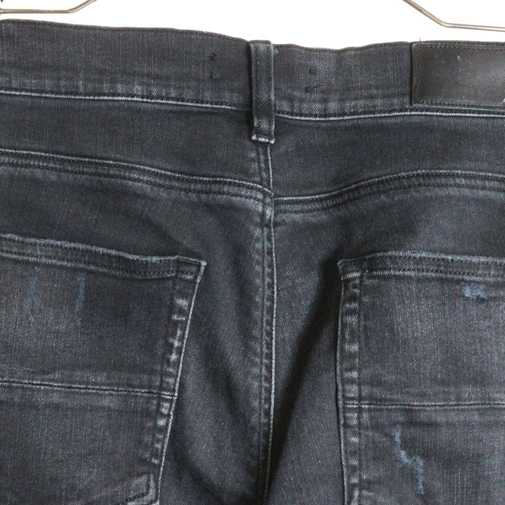 AMIRI(アミリ) MX-1 クラッシュ加工 ストレッチスキニーパンツ ブラック