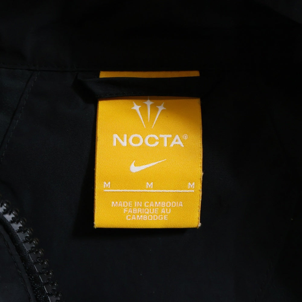 NIKE(ナイキ) ×Drake AS M NRG NOCTA CS TRK JKT WVN FN7667-010 ドレイク ノクタ ジップアップナイロンジャケット ブラック