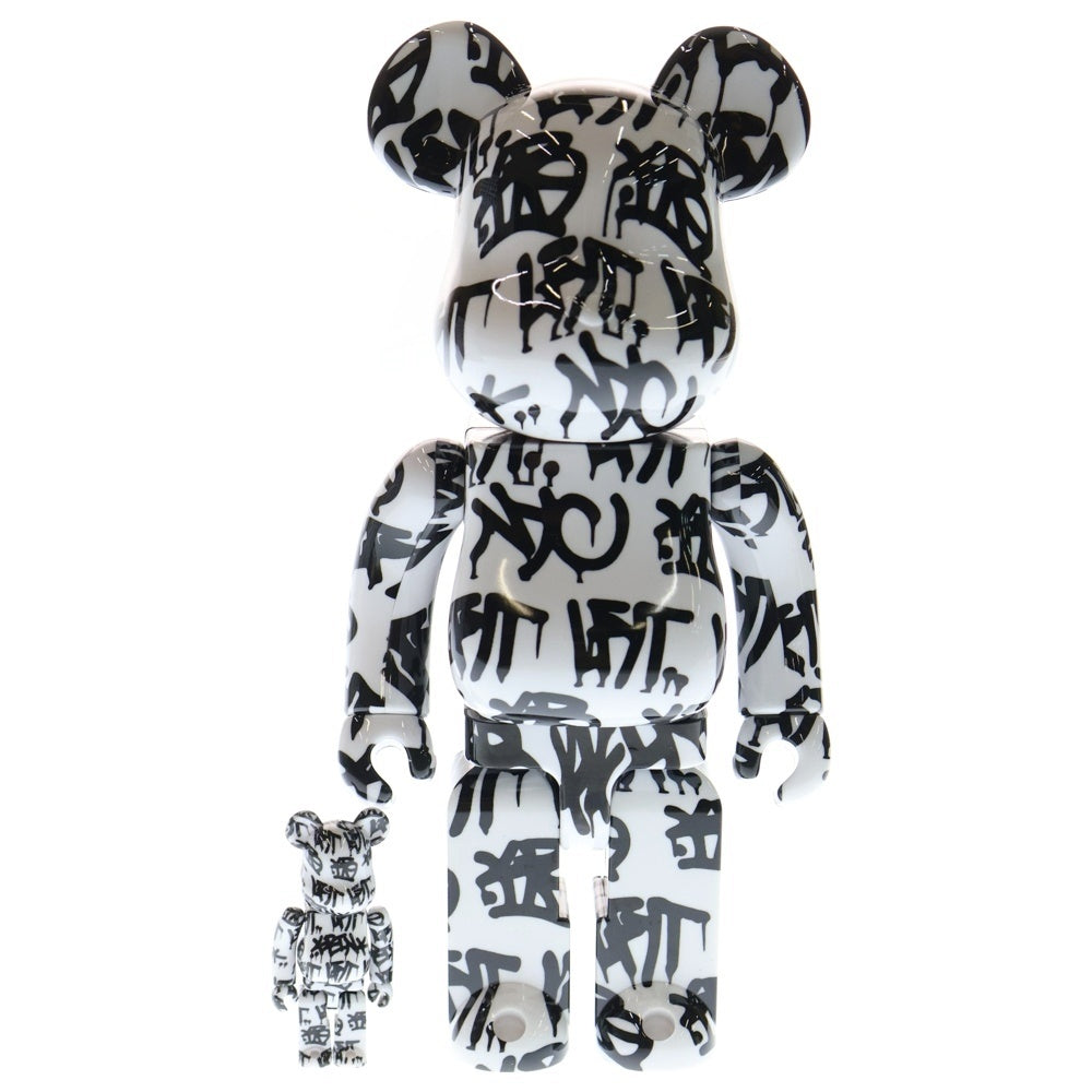BE@RBRICK(ベアブリック) ×LFYT×KRINK BE@RBRICK 400%&100% ラファイエット クリンク ベアブリック フィギュア 人形 ホワイト/ブラック
