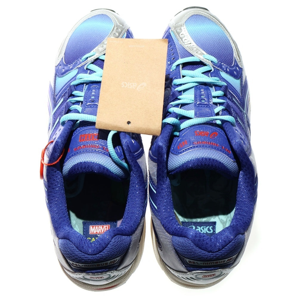 ASICS(アシックス) ×KITH ×Marvel vs. Capcom キス マーベルvsカプコン ゲルニンバス10.1 ローカットスニーカー ブルー US9/27cm 1203B015