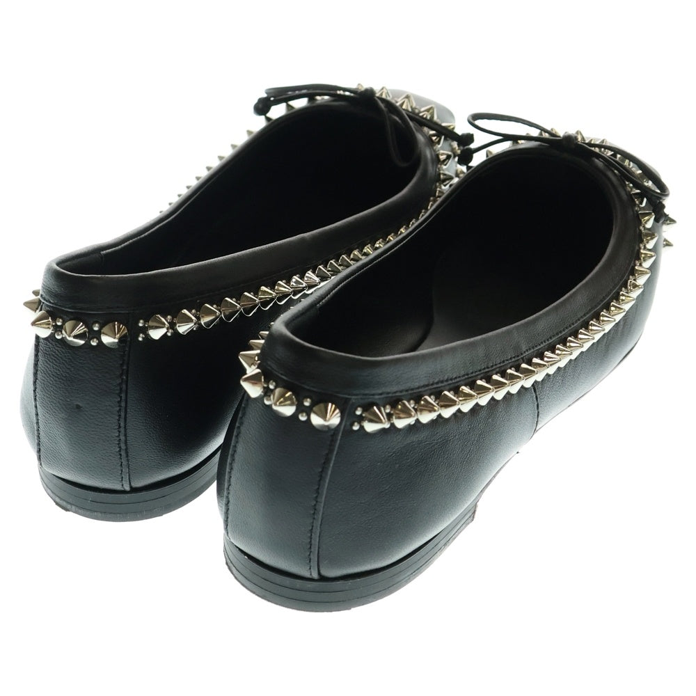CHRISTIAN LOUBOUTIN(クリスチャンルブタン) Mamadrague Studded Ballet Flats スタッズ レザーシューズ ブラック レディース