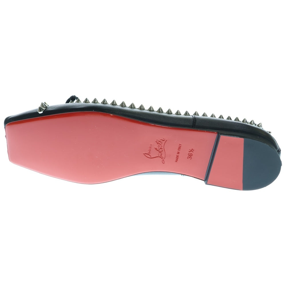CHRISTIAN LOUBOUTIN(クリスチャンルブタン) Mamadrague Studded Ballet Flats スタッズ レザーシューズ ブラック レディース