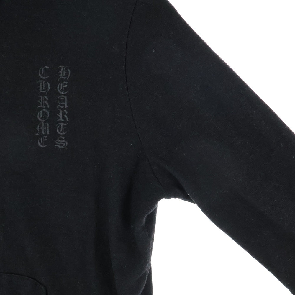 CHROME HEARTS(クロムハーツ) RS3 ZIP HOODIE ダガージップ ジップアップパーカー フーディー ブラック